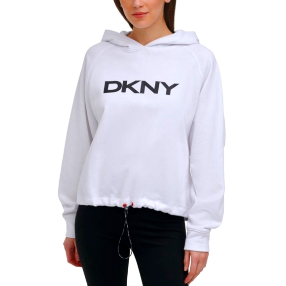 Dkny Tops - DKNY Sport Women's Graphic Hoodie (Large)
